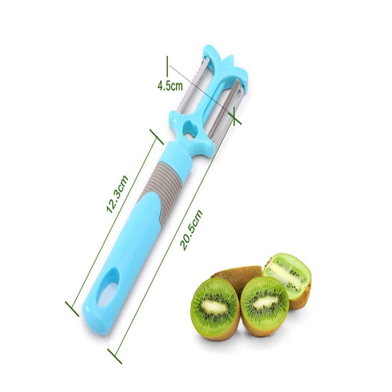 Thresher Vegetable Peeler, Multifunctional Stainless Steel Peeler, Vegetable Fruit Slicer Cutter, 2 In 1 Vegetable Peeler, Creative Head Vegetable Peeler Cutter, Multifunction Peeler Slice, Home Kitchen Tool Thresher Vegetable Peeler, Multifunctional Stainless Steel Peeler, Vegetable Fruit Slicer Cutter, 2 In 1 Vegetable Peeler, Creative Head Vegetable Peeler Cutter, Multifunction Peeler Slice, Home Kitchen Tool